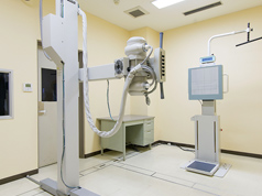 胸部X線撮影検査室